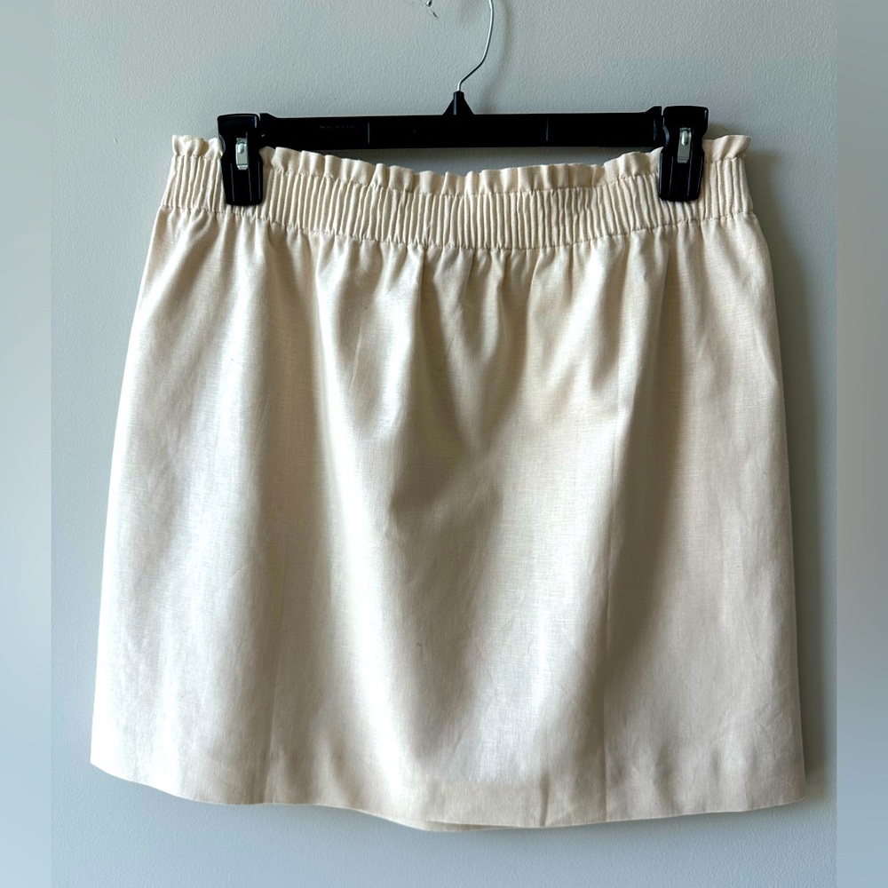 NWT J.Crew linen skirt